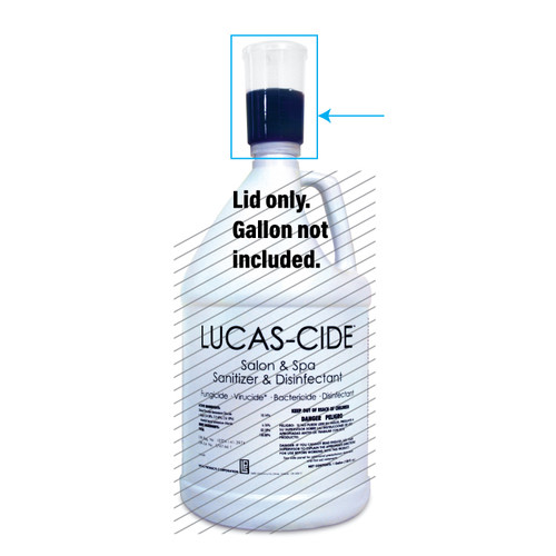 Lucas-Cide Salon and Spa Squeeze and Pour Lid for Gallon Sizes