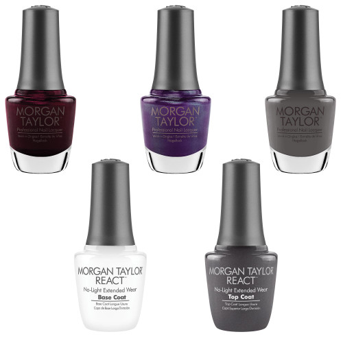 Morgan Taylor Lacquer Disney Villains Collection Starter Kit Two, 3 colors + Top and Base