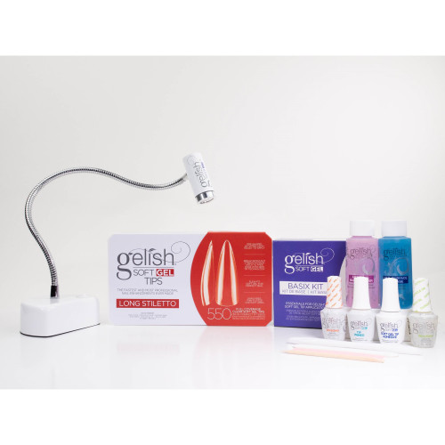 Gelish Soft Gel Bundle - Long Stilletto Kit