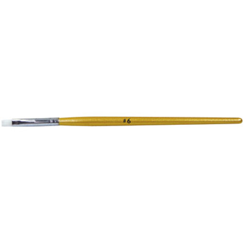 DL Pro #6 Flat Gel Nail Brush