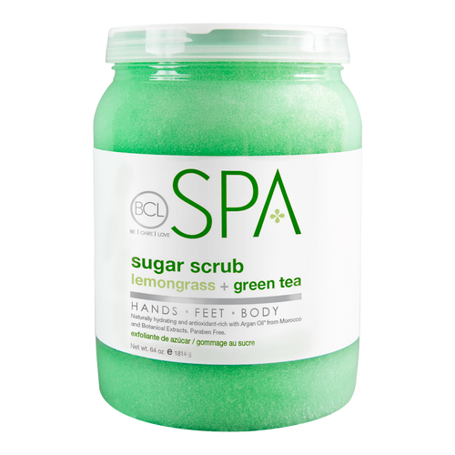 BCL SPA 64 oz. Sugar Scrub Lemongrass + Green Tea