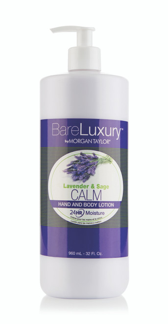 BareLuxury Calm Lavender & Sage Lotion (32 fl. oz. | 946 ml.) - Case Pack of 16
