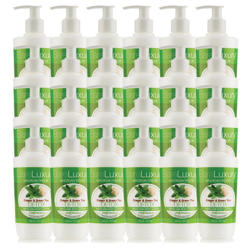 BareLuxury Detox Ginger & Green Tea Lotion (8 fl. oz. | 240 ml.) - Case Pack of 24