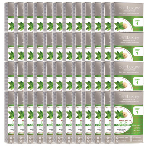 BareLuxury Detox Ginger & Green Tea 4 Pack - Case Pack of 48