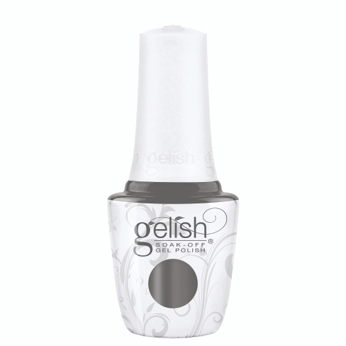Gelish 18G Plus LED Light with Gray Creme Soak-Off Gel Polish + Top and Base Coats