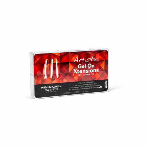 新品未使用　GEL♥X NAIL EXTENSIONS ソフト・ミディアム Aprés Nail Gel-X Extensions - Natural Coffin Medium V2 | Universal