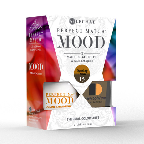 LeChat "Dazzling Dawn" - Perfect Match MOOD Collection Duo Set Lacquer & Gel  - SKU:PMMDS15