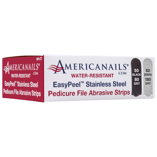 Americanails EasyPeel Pedicure File Abrasive Strips, 100 ct.