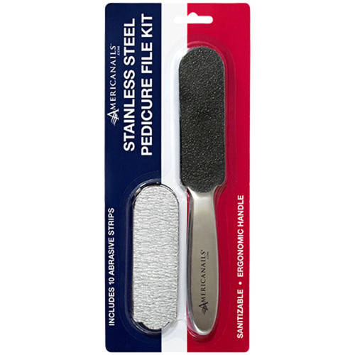 Americanails Stainless Steel Pedicure File Kit