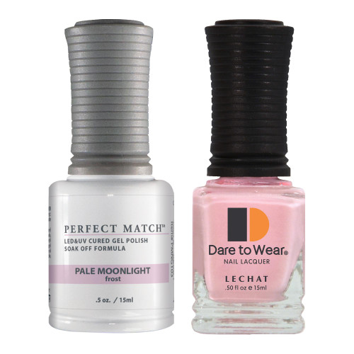 Le Chat Perfect Match Gel Polish & Lacquer Set, Pale Moonlight, 15 mL | .5 fl. oz., PMS103