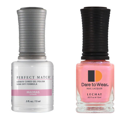 Le Chat Perfect Match Gel Polish & Lacquer Set, Madras, 15 mL | .5 fl. oz., PMS034