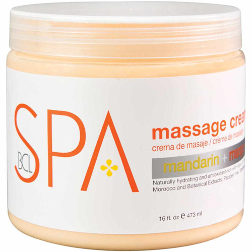 BCL SPA 16 oz. Massage Cream Mandarin + Mango