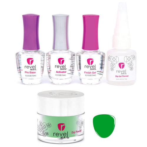 Revel Nail Professional Dip Kit With "Sour" Dip Powder (2.0 oz)