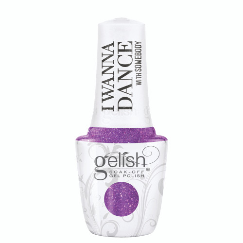 Gelish Soak Off Gel Polish "Belt It Out" Violet Holographic Glitter - 15 mL | .5 fl oz - 1110472