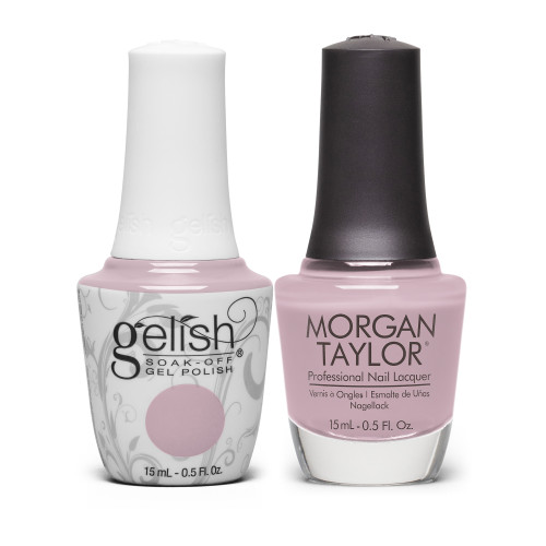 Gelish "Pretty Simple" Duo, Light Nude Crème - Includes Gel Polish and Lacquer