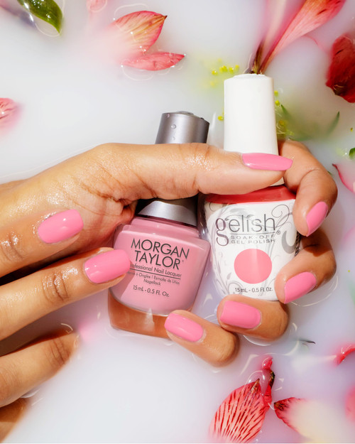 Gelish Bed Of Petals Duo, Bright Pink Crème - Includes Gel Polish and  Lacquer - Nail Supply Inc
