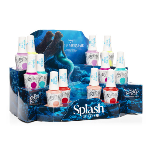 Gelish Soak-Off Gel Polish Splash of Color 12 pc Collection Display, Includes 2 of Each Shade