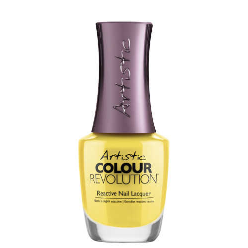 Artistic Nail Design "Chasing Rays" - Yellow Crème Nail Lacquer, 15mL | .5 fl oz