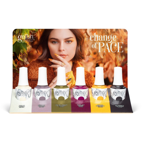 6 Piece Collection - Includes 6 Shades (1110494-1110499), Painted Tent Card, and a Chipboard Display - Change of Pace Collection