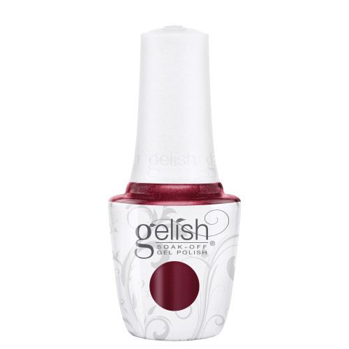 Gelish Soak-Off Gel Polish "Reddy To Jingle", Red Rose Pearl, 15 mL | .5 fl oz - On My Wish List Collection