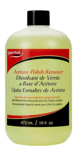 SuperNail Acetone Polish Remover - 16 fl oz