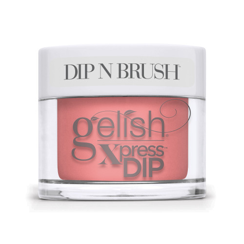 Gelish Xpress Dip n Brush "Tidy Touch", Salmon Pink Crème, 43 g | 1.5 oz.