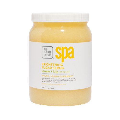 BCL Spa 64 oz. Brightening Lemon + Lily Sugar Scrub