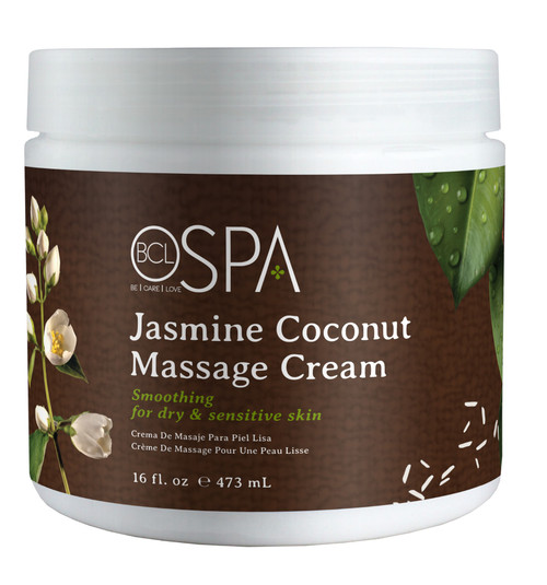 BCL SPA 16 oz. Jasmine Coconut Massage Cream