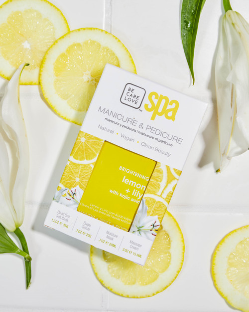 BCL Spa Brightening Lemon + Lily 4-Step Packet Box