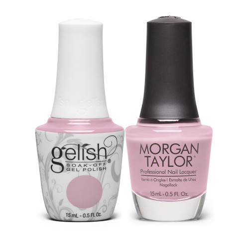Gelish "Up, Up, And Amaze" Duo - Includes Gel Polish and Lacquer - Bubblegum Pink Creme