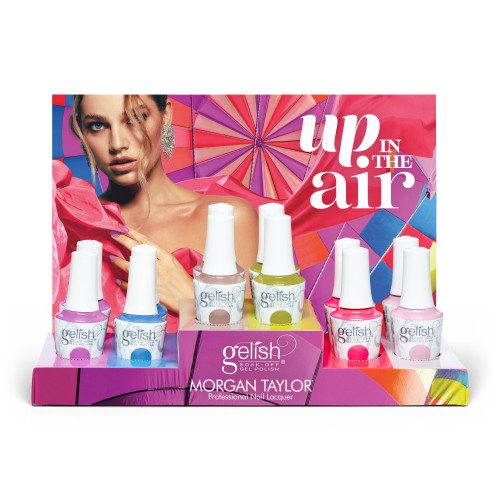 Gelish Soak-Off Gel Polish "Up In The Air" Summer Collection, 12 ct. Display