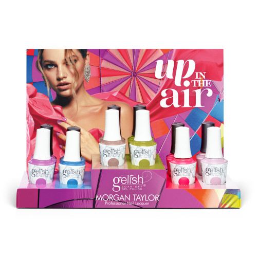 Gelish & Morgan Taylor "Up In The Air" Summer Collection, 12 ct. Mixed Display - Includes Gel Polish & Lacquers