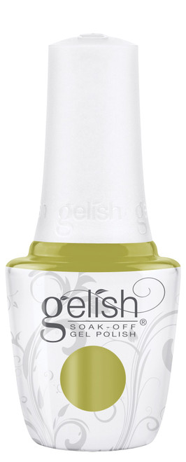Gelish Soak-Off Gel Polish "Flying out Loud", Dirty Lime Crème, 15mL |.5 fl oz -Up In The Air Collection