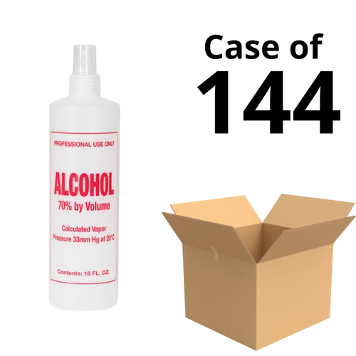Soft 'N Style Imprinted Spray Pump Bottle, Alcohol, 16 oz. Case Pack of 144 Bottles