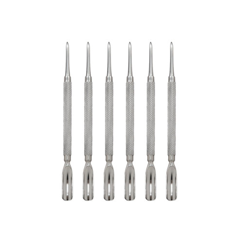 Satin Edge 5" Cuticle Pusher & Cleaner - SE-2028-CP Case Pack of 6