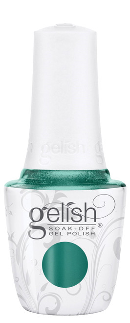 Gelish Soak-Off Gel Polish "What The Fluff?", Vibrant Teal Metallic, 15 mL | .5fl oz - 1110546