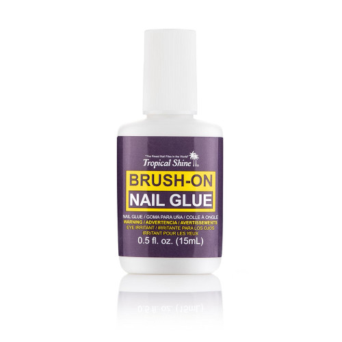 Tropical Shine Brush on Nail Glue, .5 oz.