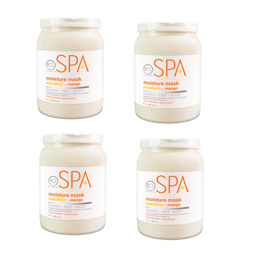 BCL SPA Moisture Mask Mandarin + Mango, 64 oz. Case Pack Of 4