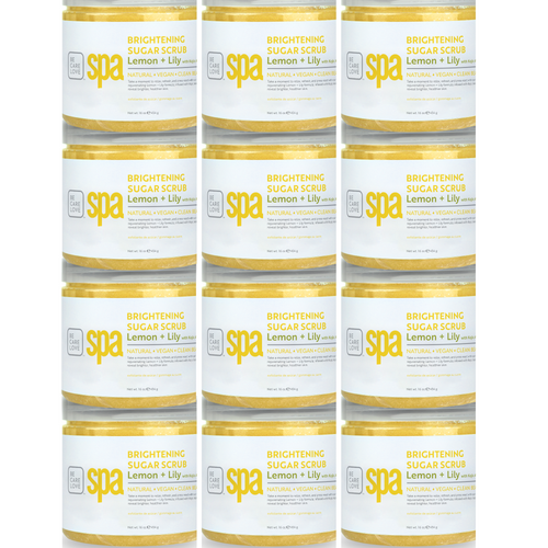 BCL SPA Sugar Scrub Brightening Lemon + Lily, 16 oz. Case Pack Of 12