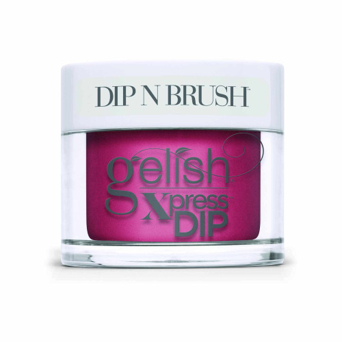 Gelish Xpress Dip n Brush "A Petal For Your Thoughts" - Punch Red Creme- 43g | 1.5 oz - 1620886