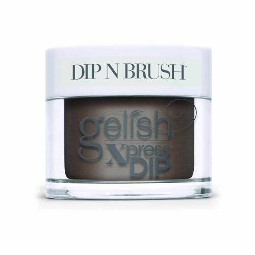 Gelish Xpress Dip n Brush "Want To Cuddle?" - Light Brown Creme- 43g | 1.5 oz - 1620921
