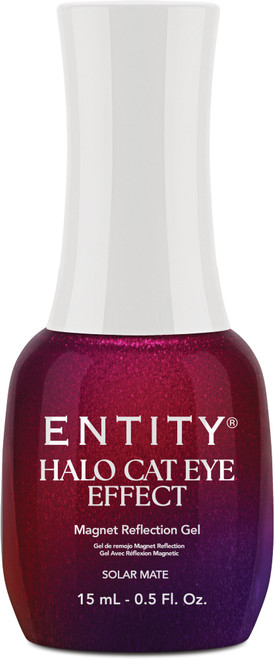 Entity One Color Couture Gel Polish "Solar Mate", Magenta to Pink Two-Tone, 15mL | .5 oz - Halo Cat-Eye Effect
