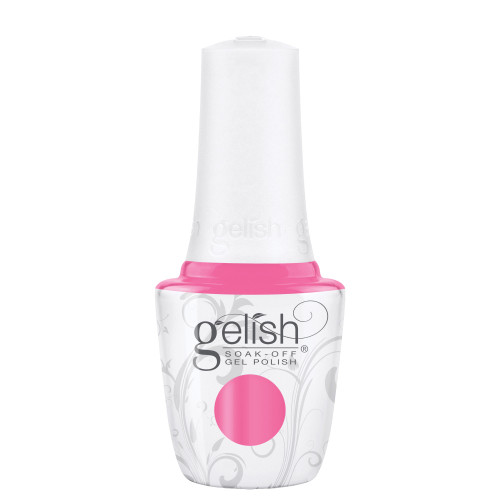 Gelish Soak-Off Gel Polish "Don't Be A Tease" Bubblegum Pink Creme, 15mL |.5 oz - Let's Roll Collection