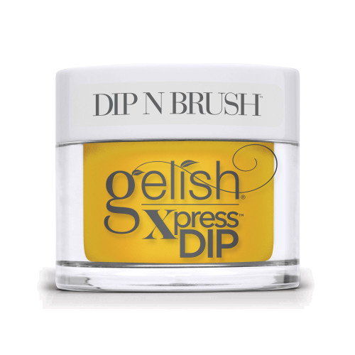 Gelish Xpress Dip "Do The Tangle", Cyber Yellow  Creme, 43g | 1.5 oz - Let's Roll Collection
