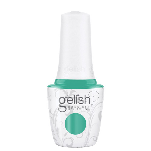 Gelish Soak-Off Gel Polish "Unwind With Me" Aquamarine Creme, 15mL |.5 oz - Let's Roll Collection