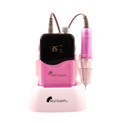 Nail Supply Inc. Pro Series 35K Hybrid E-File, Chrome Pink - Used, Open Box