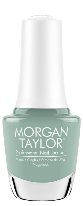 Morgan Taylor Nail Lacquer "Mint For Me", Light Teal Creme, 15mL |.5 fl oz - Prism Blooms Collection