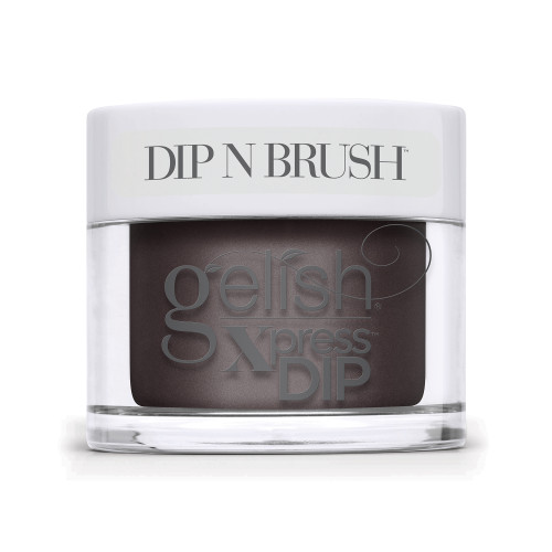Gelish Xpress Dip n Brush "Pumps or Cowboy Boots?", Dark Chocolate Creme, 43 g | 1.5 oz - 1620183