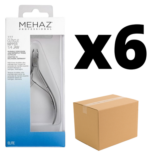 Mehaz 4" Cuticle Nipper- 1/4 Jaw Case Pack Of 6