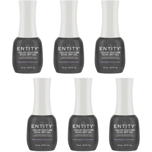 Entity EOCC Soak Off Gel Base Coat, 15 mL | .5 fl oz - Case Pack of 6